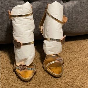 Giuseppe Zanotti Ramino Three Strap Evening Sandal